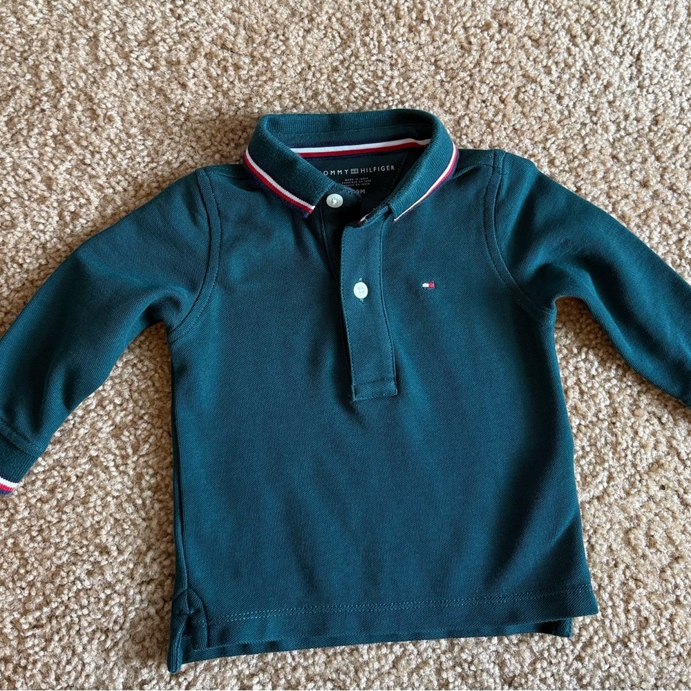 Tommy Hilfiger Kids Polo Shirt - Teal